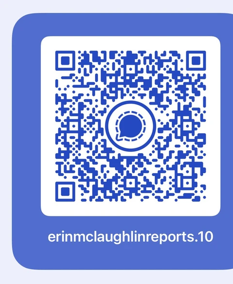 Signal QR code for Erin McLaughlin